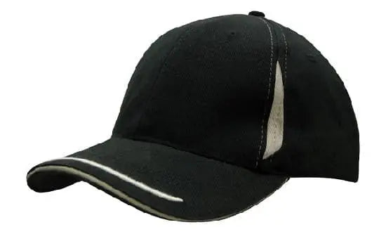Headwear Cap With Crown Inserts & Sandwich X12 - 4098 - City Workwear
